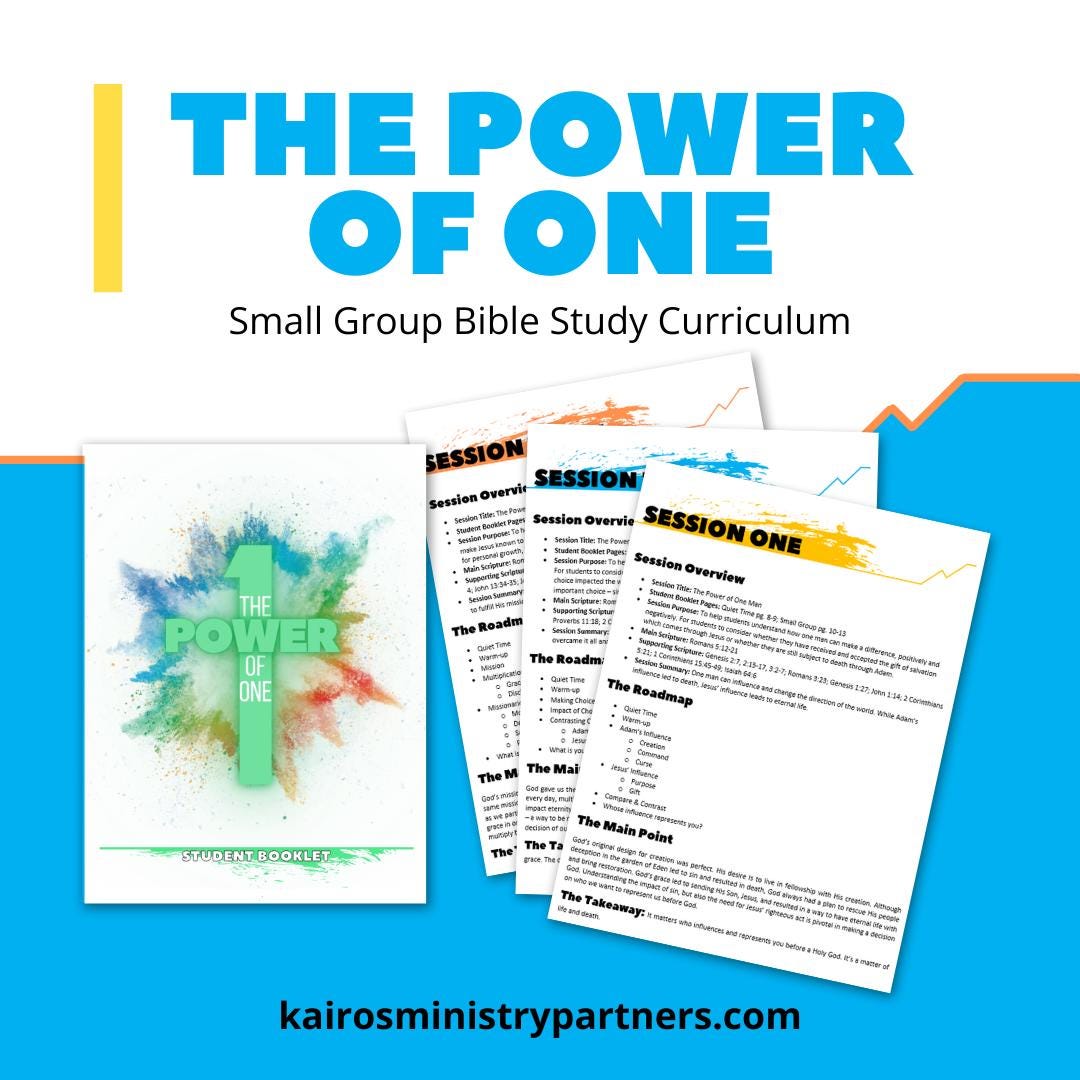 POWER OF ONE Small Group Bible Study Curriculum - Etsy