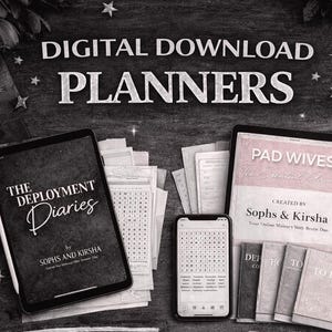 Militäreinsatzplaner - 100 Seiten Digitales Tagebuch (Countdown, Aktivitäten) (Digitaler Download)