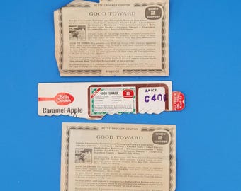 Cupones antiguos de Betty Crocker