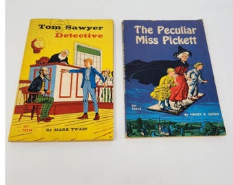 Libros clásicos de Scholastic: Tom Sawyer, detective, y la peculiar señorita Pickett.
