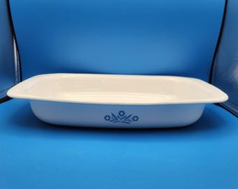 Vintage Corningware Kornblumen Bräter Auflauf