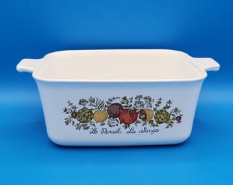 Vintage Corning Ware Spice of Life P-4-B Casserole Dish 1.5 qt - chip