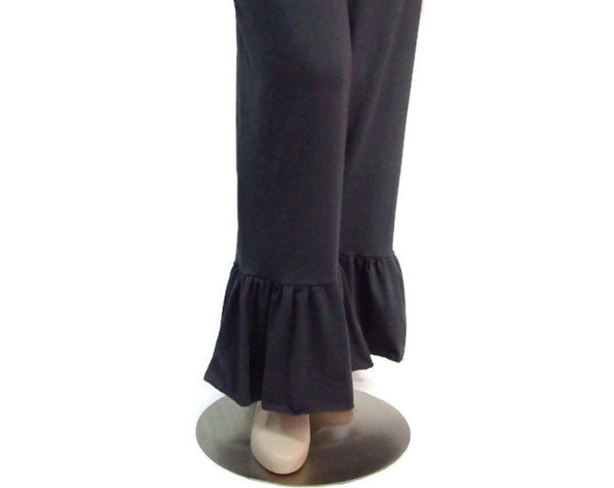 Womens Ruffle Pants in Lush Eco Friendly Hand Dyed Organic Etsy