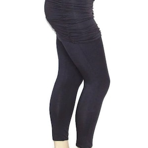 Plus Size Womens Skirted Yoga Leggings-Hand Dyed Organic Cotton/Bamboo Jersey-Made to Order Size-Choice of Color-XL,2X,3X,4X,5X,6X,7X,8X