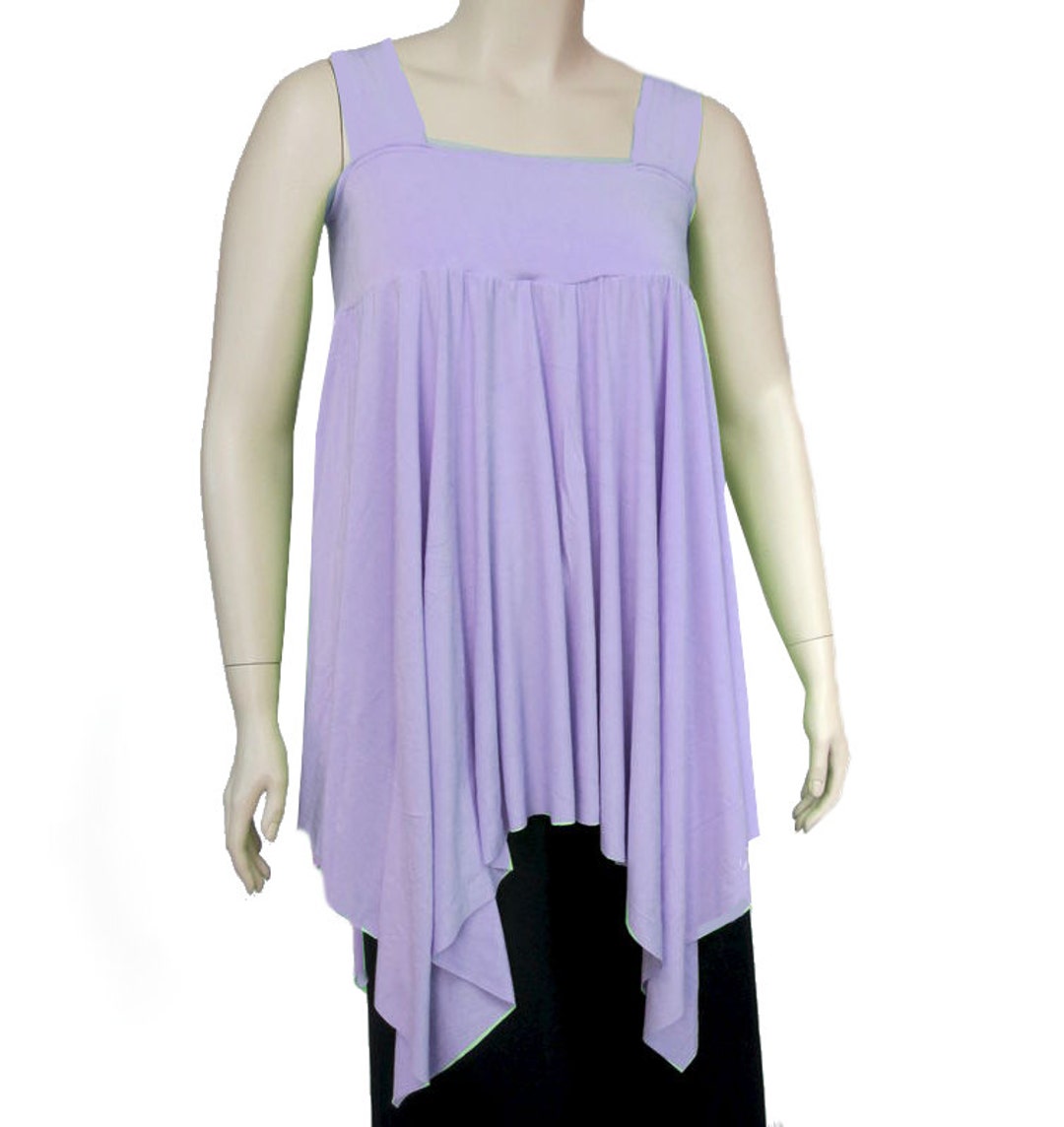 Plus Size Womens Pixie Halter Top-eco Friendlyhand Dyed - Etsy