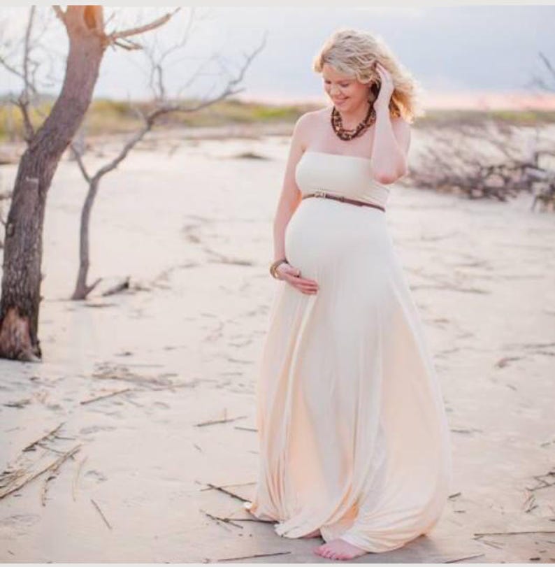 Plus Size Maternity Maxi Photography Dresscasual Wedding in Etsy