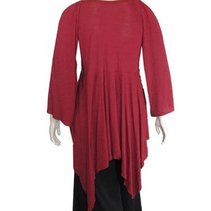 Women's Draping Tunic Long Shirt With Asymmetrical - Etsy