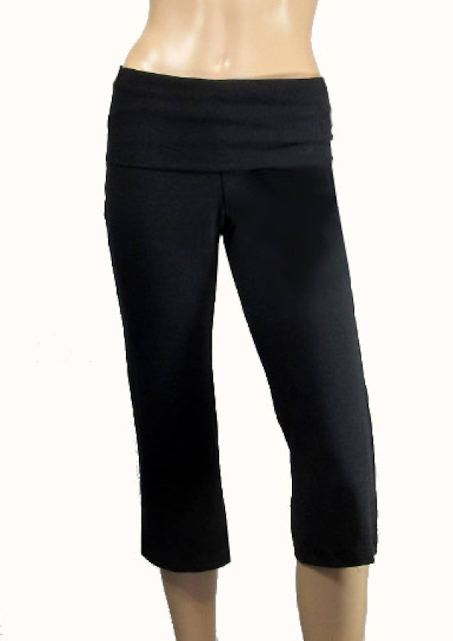 Plus Size Womens Cropped Yoga Pantscapris/leggingshand Dyed Etsy