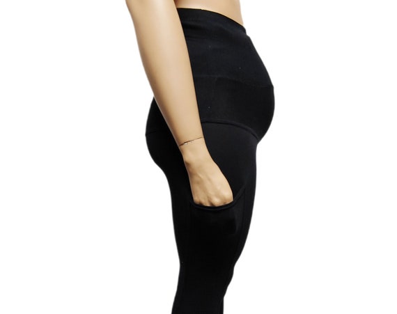Women crunch leggings leg logo – Mamita works