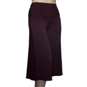 Plus Size Wide Leg Gauchos Pants-cropped-capris-hand Dyed - Etsy