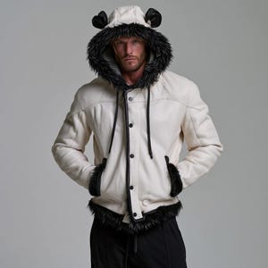 Pelle Pelle Leather Jacket Fur - Etsy