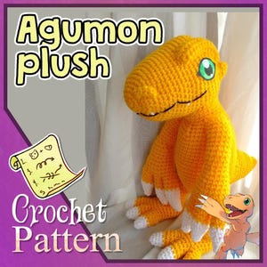 PATTERN - Agumon crochet pattern PDF file