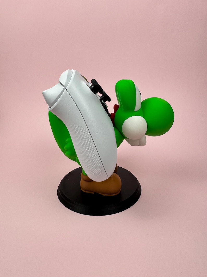 Stativ för spelkontroll – Yoshi-inspirerad | Kompatibel med Xbox, PS5 och Switch Pro | 3D-utskriven spelpresent bild 8