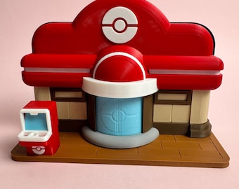 Pokémon Center Nintendo Switch 2 & OLED-Dockabdeckung | Pokémon Center-Ständer für Switch 2 | Pokopia-Dekoständer | Geschenk für Gamer