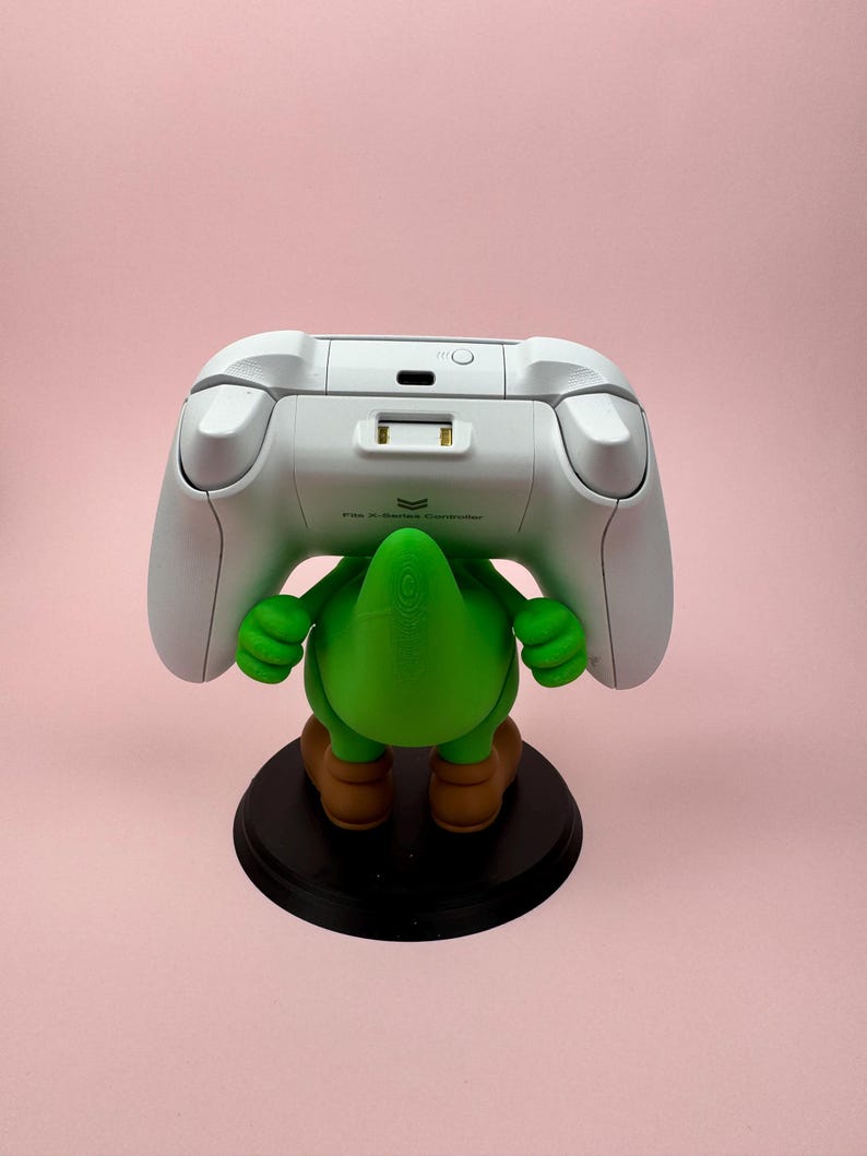 Stativ för spelkontroll – Yoshi-inspirerad | Kompatibel med Xbox, PS5 och Switch Pro | 3D-utskriven spelpresent bild 9