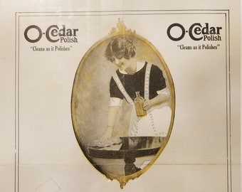 1917 O-Cedar Polish Ad