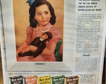 1941 Kre-mel Dessert Ad