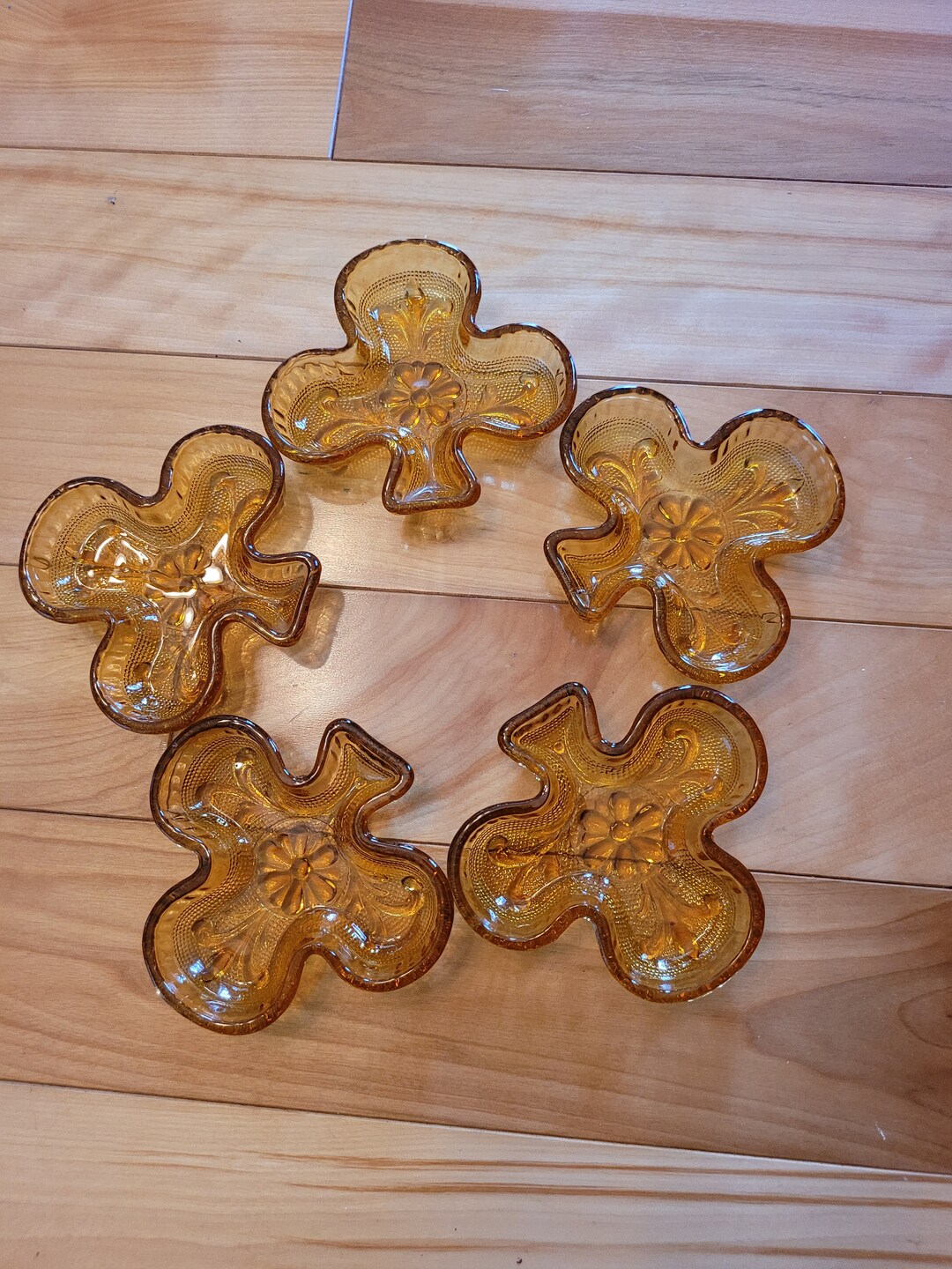 Set of 5 1950's Vintage Ashtrays Etsy