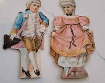 Victorian Era Paper doll Advertising Clarks thread
