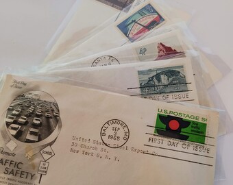 First Day Stamps, Traffic Safety, Homestead Act, New Mexico, Erie Canal, Purchase of Alaska