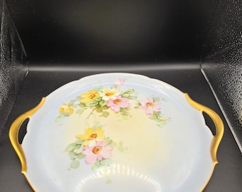 1915 Limoges signed Cake Plate