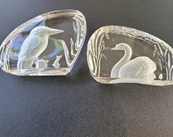Wedgewood bird book ends/ paperweights