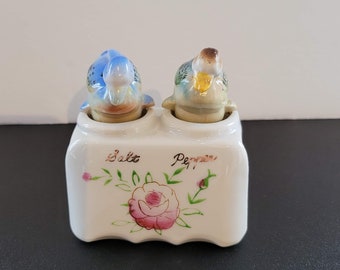 1950's nodding ducks porcelain salt shakers