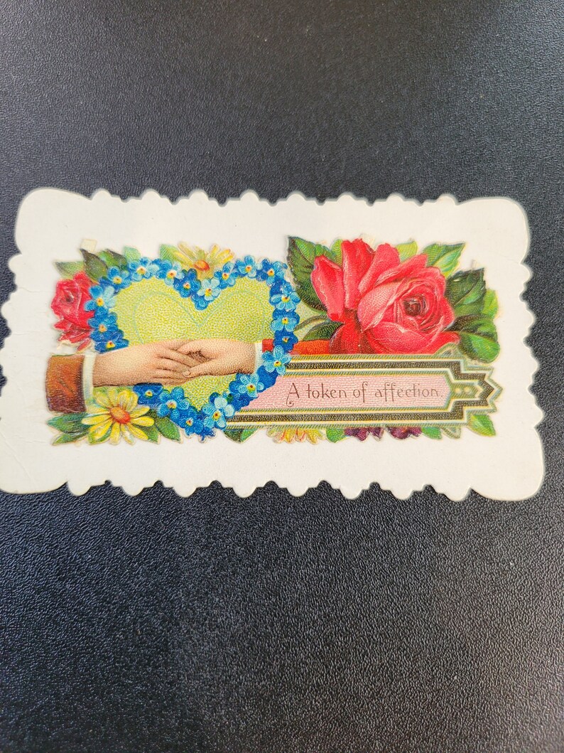 Set of 4 Victorian Calling Cards Etsy