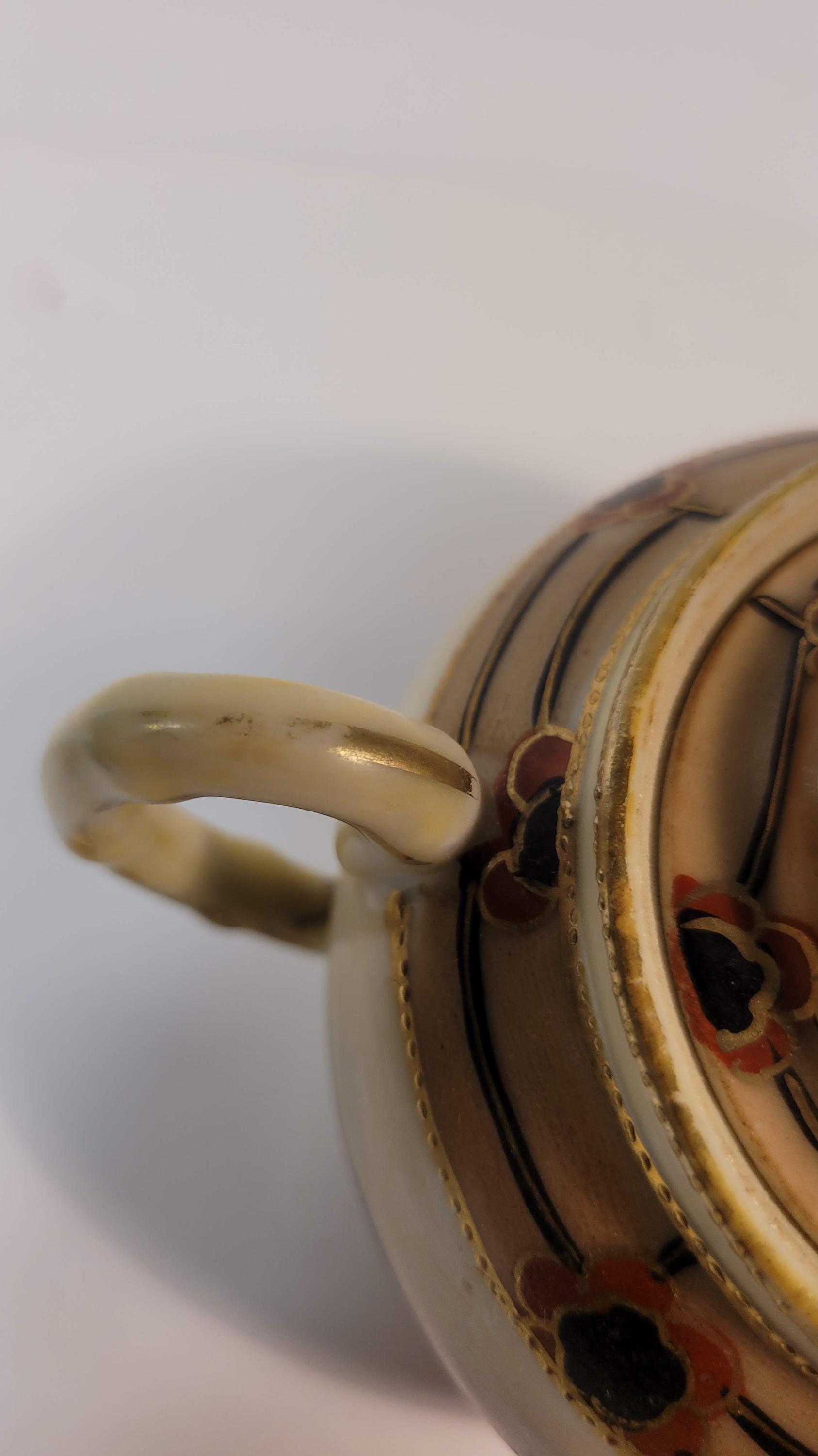 1891-1921 Chikaramachi Tea Cups, Saucers and Covered Sugar - Etsy