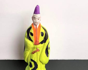 Tsuchi Ningyo traditional Japanese unglazed clay art figure