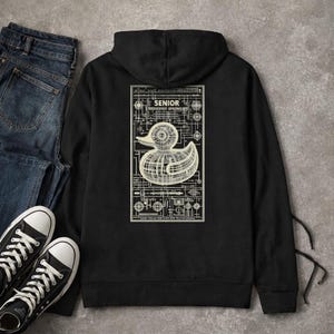 Senior Debugging Specialist Rubber Duck Hoodie | Tech Humor Streetwear