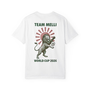 Iran World Cup 2026 Shirt, Lion and Sun Team Melli Tee, Shir o Khorshid, Persian Gift, Free Iran (Unisex) image 12