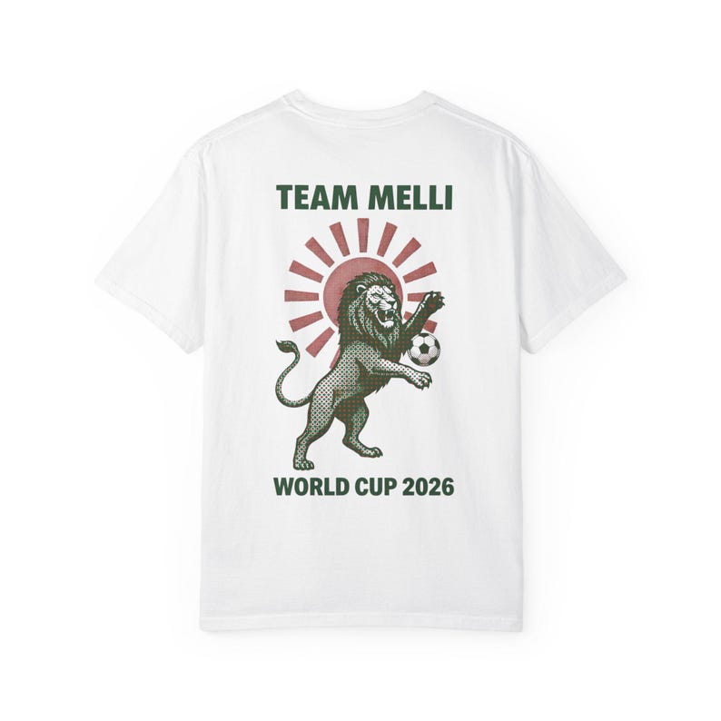 Iran World Cup 2026 Shirt, Lion and Sun Team Melli Tee, Shir o Khorshid, Persian Gift, Free Iran (Unisex) image 12