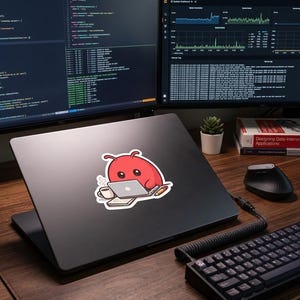 OpenClaw Fan Art Sticker | Decorate Your AI Setup | Mac Mini Laptop Decal | Developer Gift