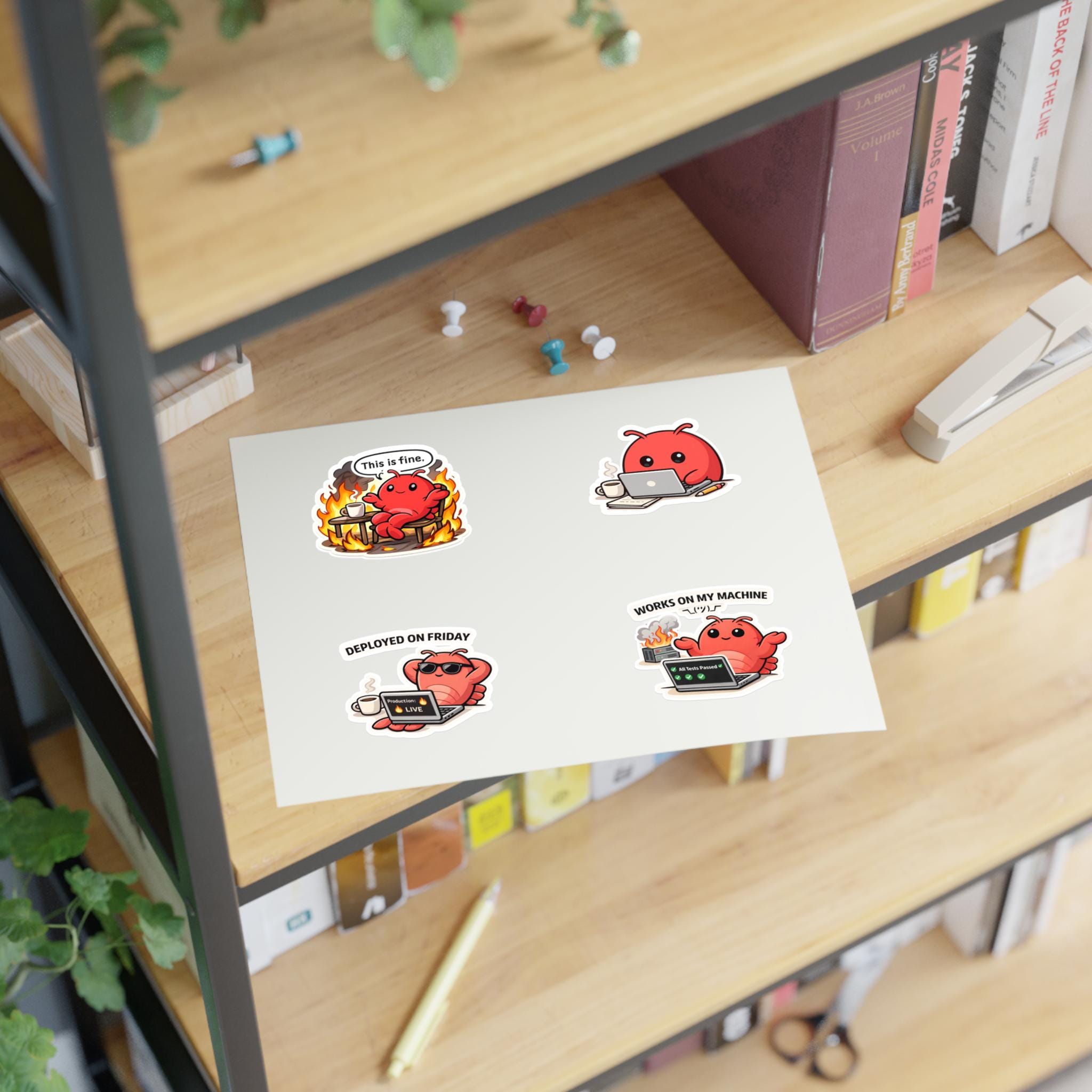Plc Computer Decals Openclaw Sticker Pack | AI Automation Developer Decals | Claude Code ...