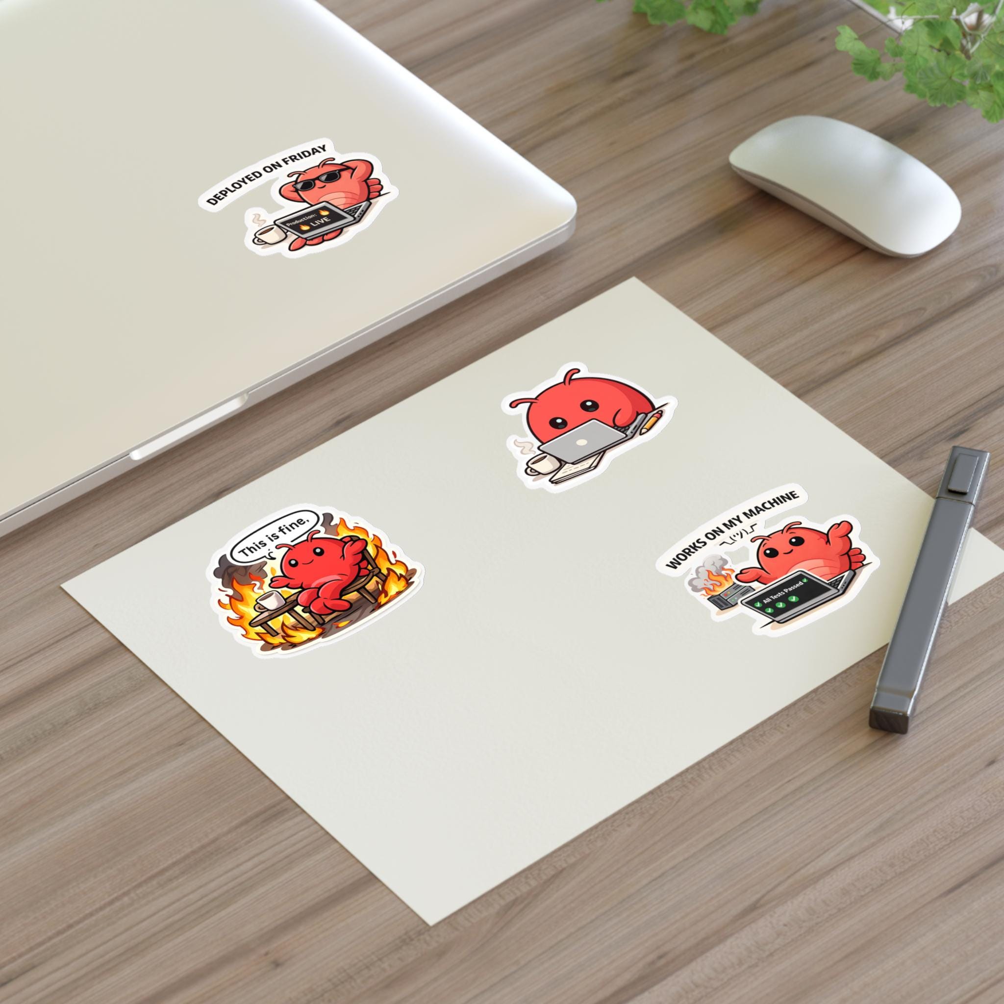 Openclaw Sticker Pack | AI Automation Developer Decals | Claude Code ...