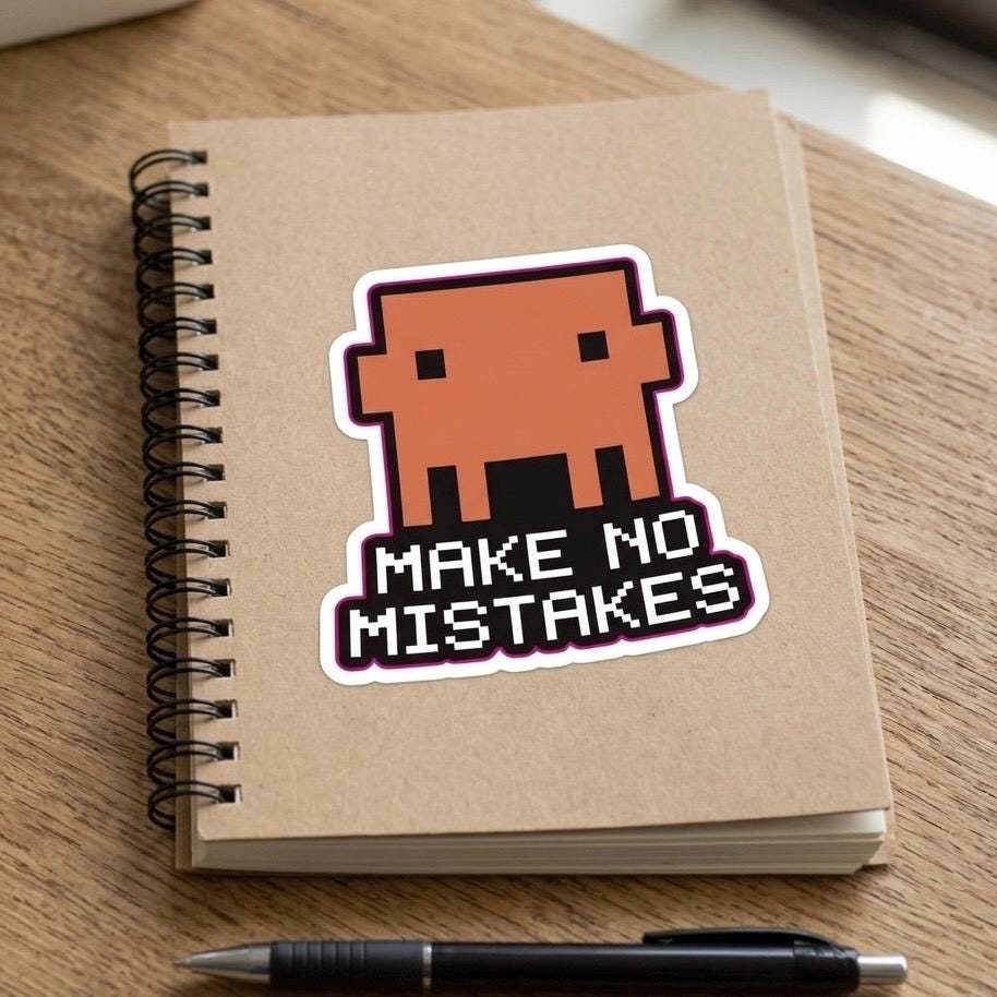 Claude Code Sticker, Claude AI Sticker, Make No Mistakes, Programmer ...