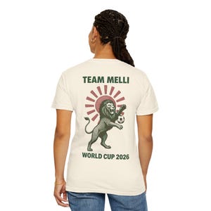 Iran World Cup 2026 Shirt, Lion and Sun Team Melli Tee, Shir o Khorshid, Persian Gift, Free Iran (Unisex) image 18