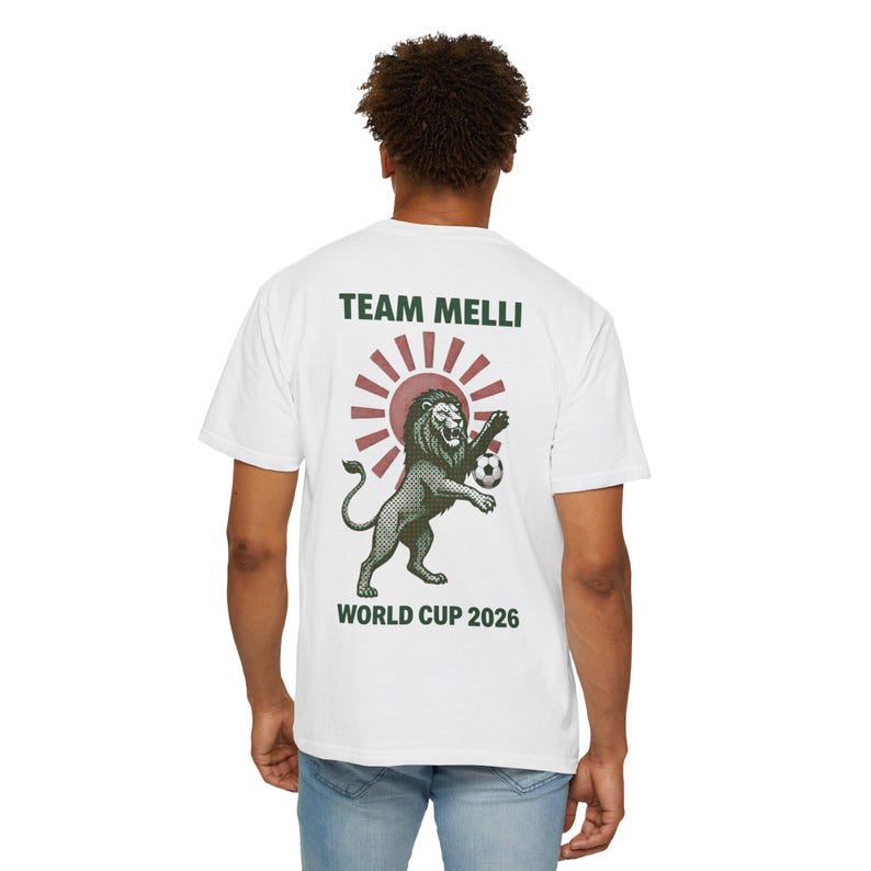 Iran World Cup 2026 Shirt, Lion and Sun Team Melli Tee, Shir o Khorshid, Persian Gift, Free Iran (Unisex) image 19