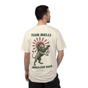 Iran World Cup 2026 Shirt, Lion and Sun Team Melli Tee, Shir o Khorshid, Persian Gift, Free Iran (Unisex) image 17