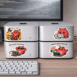 OpenClaw Aufkleber | KI-Automation Aufkleber | Claude AI Moltbot Fan Art | Laptop Aufkleber