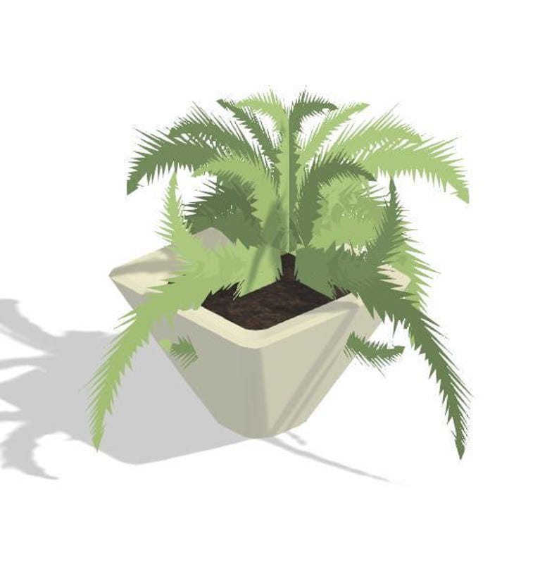 Modelos de macetas de Revit / Colección de 50 jardineras (.rfa y .rvt ...