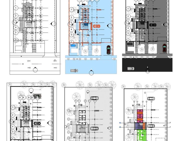 Modelos de macetas de Revit / Colección de 50 jardineras (.rfa y .rvt ...