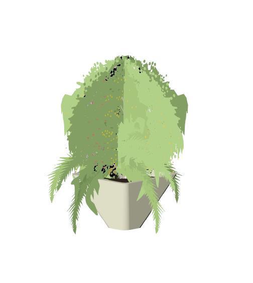 Seating With Plant Box Rvt Revit Plant Pot Models | 50 Planter Box Collection (.rfa & .rvt) - Etsy