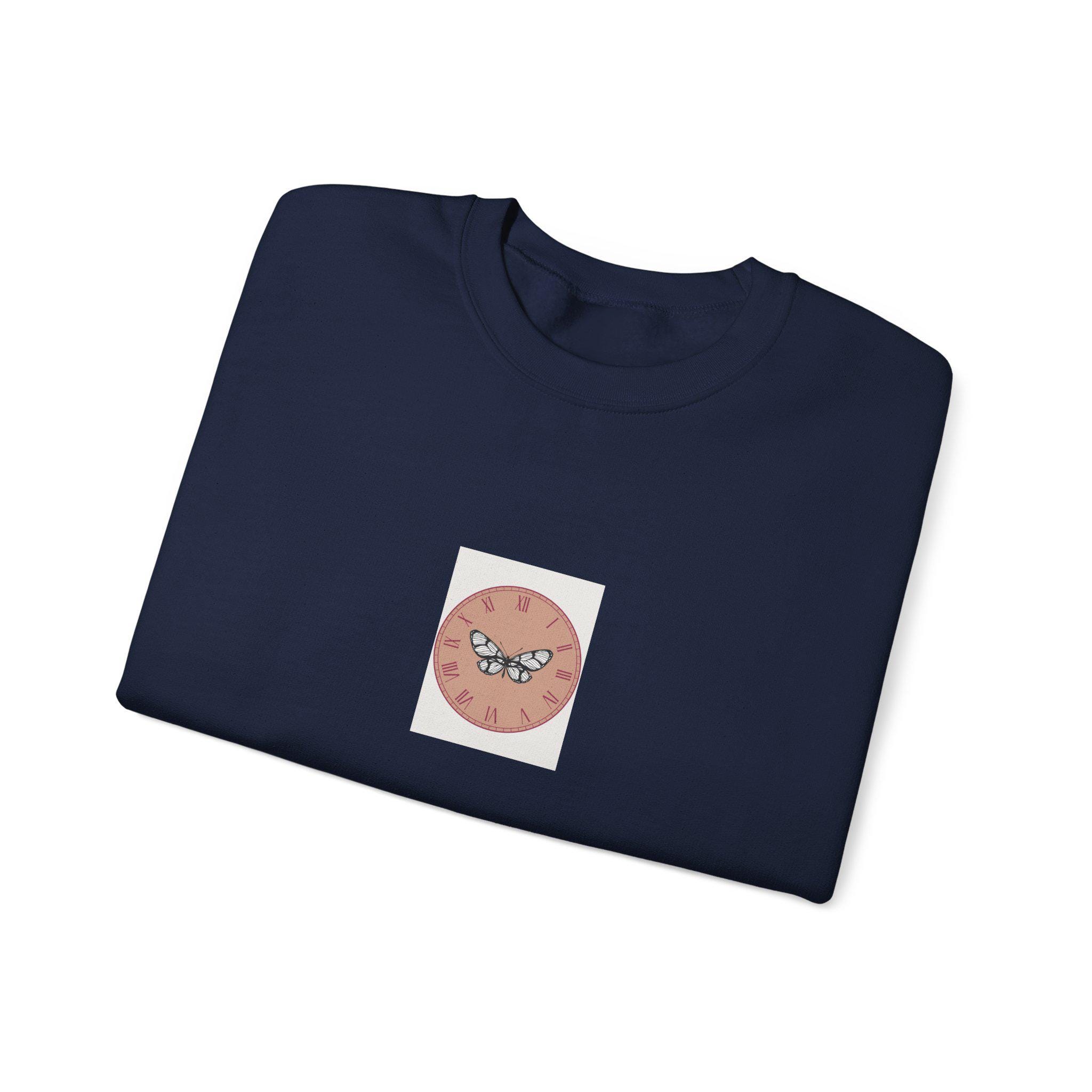 Vintage Moth Crewneck Sweatshirt -artsy Unisex Pullover, Cozy Cotton ...