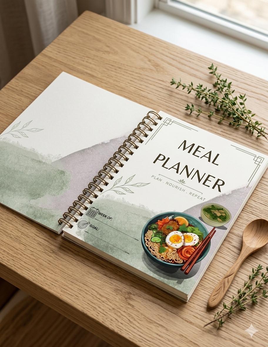 Busy Mom Meal Planner With Grocery List, Weekly & Daily Meal Planner ...