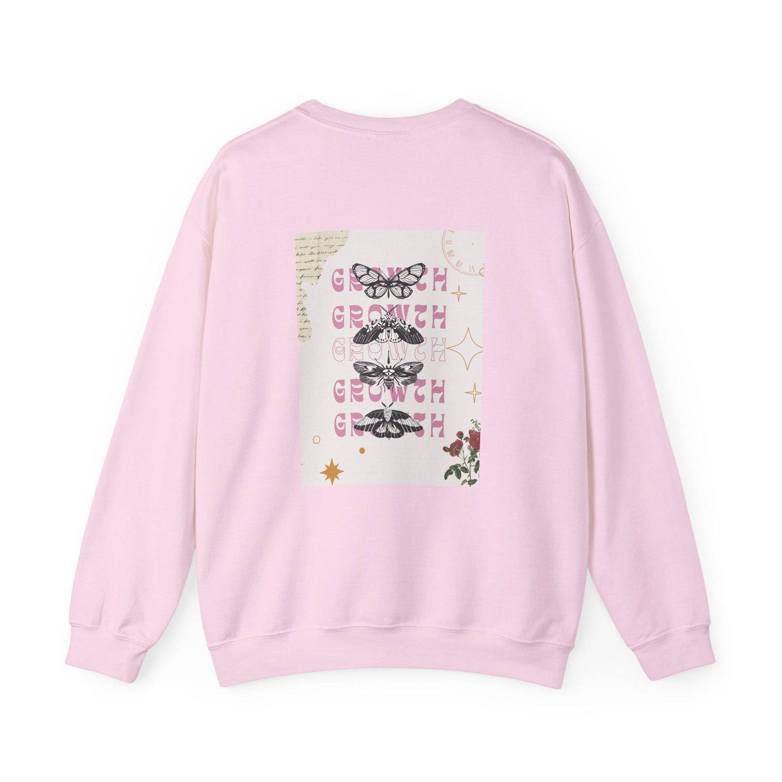 Vintage Moth Crewneck Sweatshirt -artsy Unisex Pullover, Cozy Cotton ...