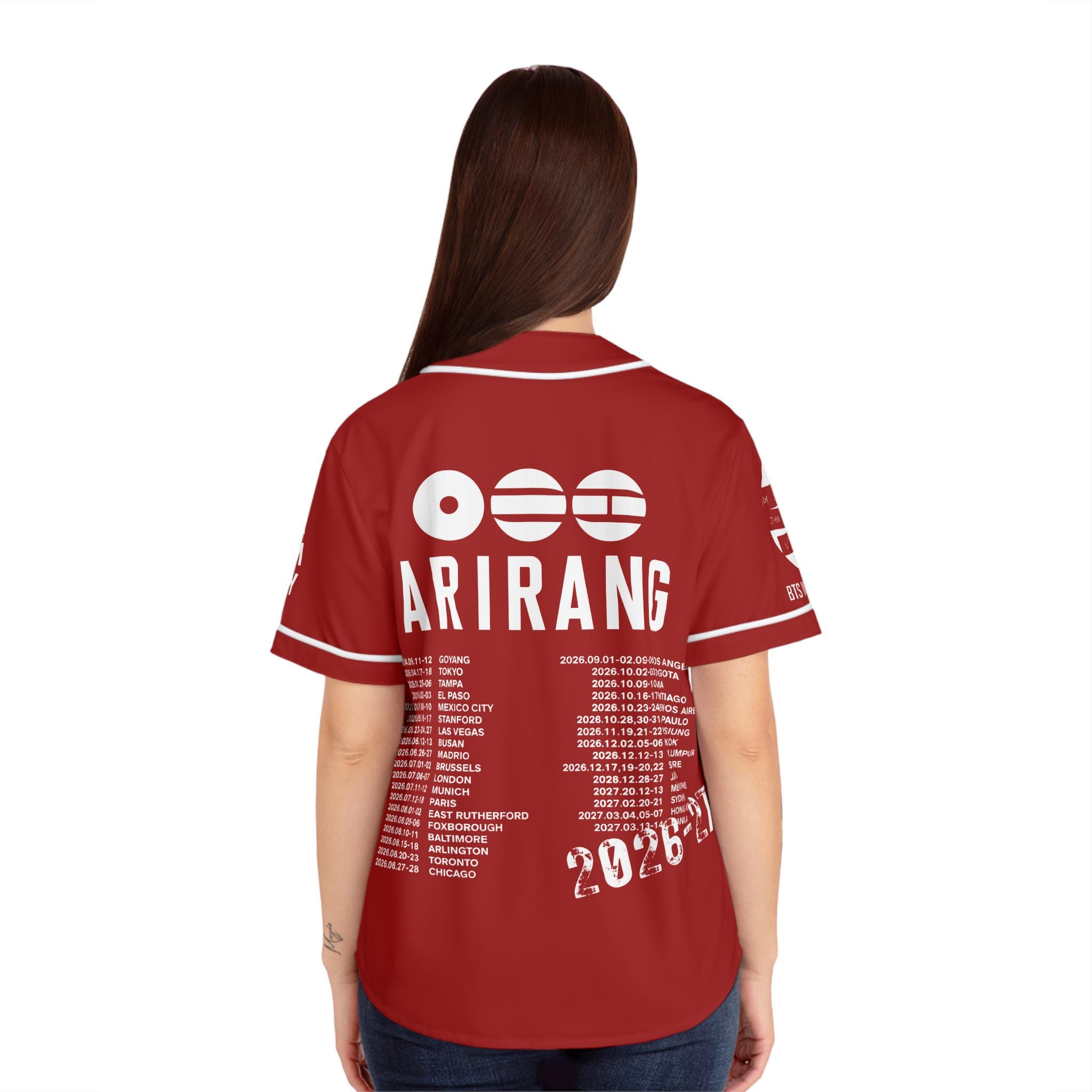 BTS Arirang World Tour Baseball Jersey - Etsy