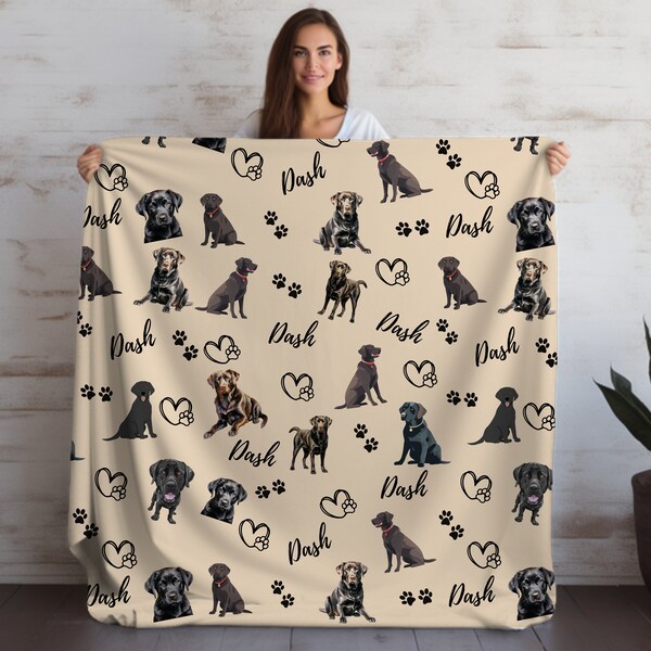 Lab Dog Blanket Etsy