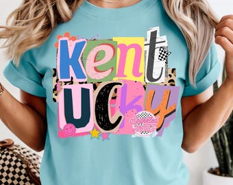 Trendy Kentucky PNG Digital Download